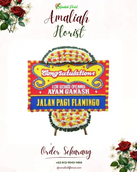 Sewa Papan Bunga Terbanggi Mulya